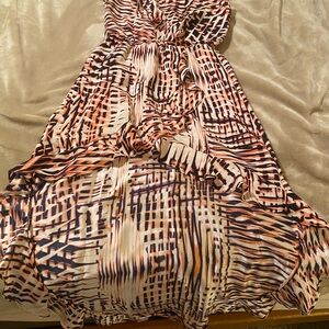 Parker Silk High Low Dress